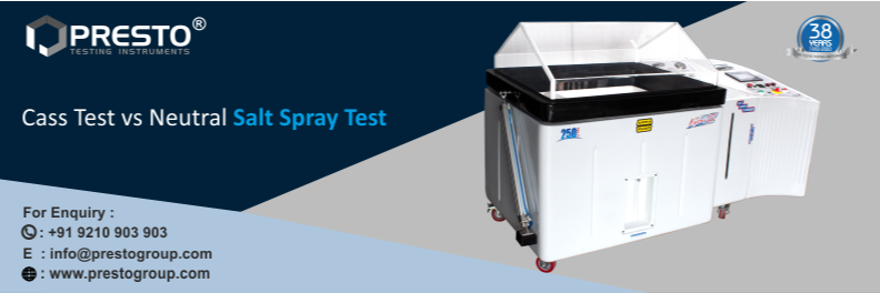 CASS Test Vs Neutral Salt Spray Test